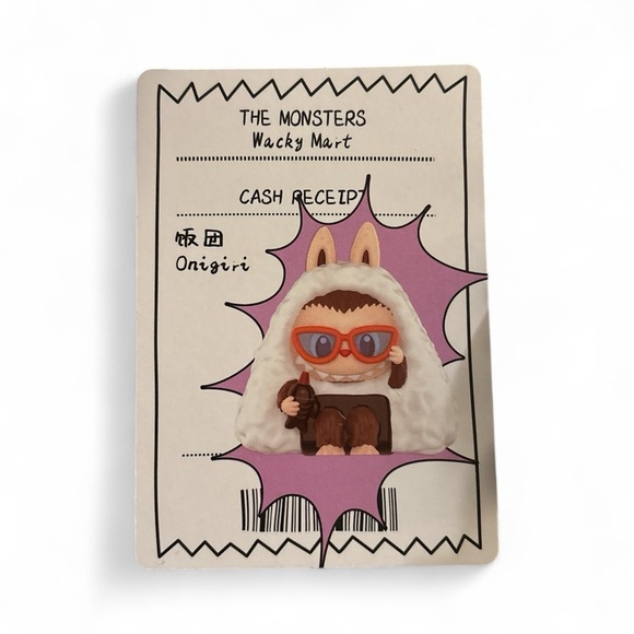 POP MART Labubu “The Monsters Wacky Mart” – Onigiri Figure - Picture 5 of 6